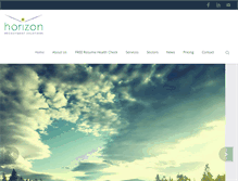 Tablet Screenshot of horizonrecruitment.com.au